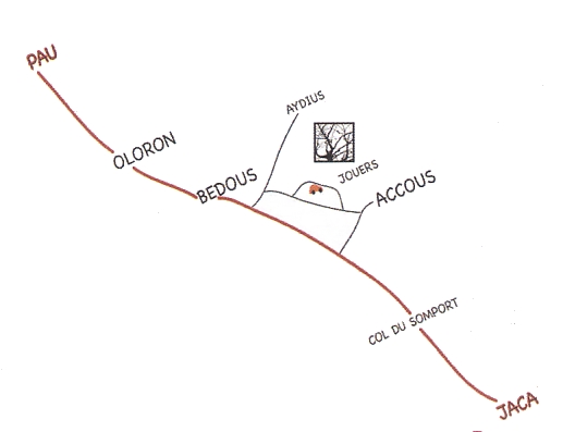 Plan d'accs au parc